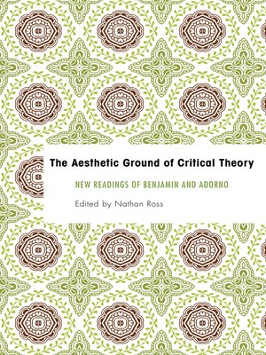 cover image of The Aesthetic Ground of Critical Theory